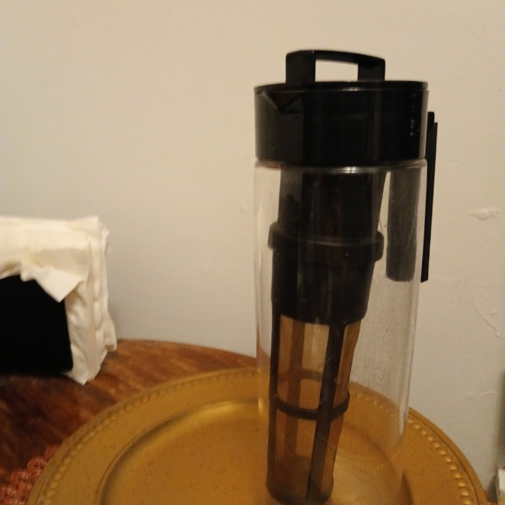 Black and Gold Coffee Brewer